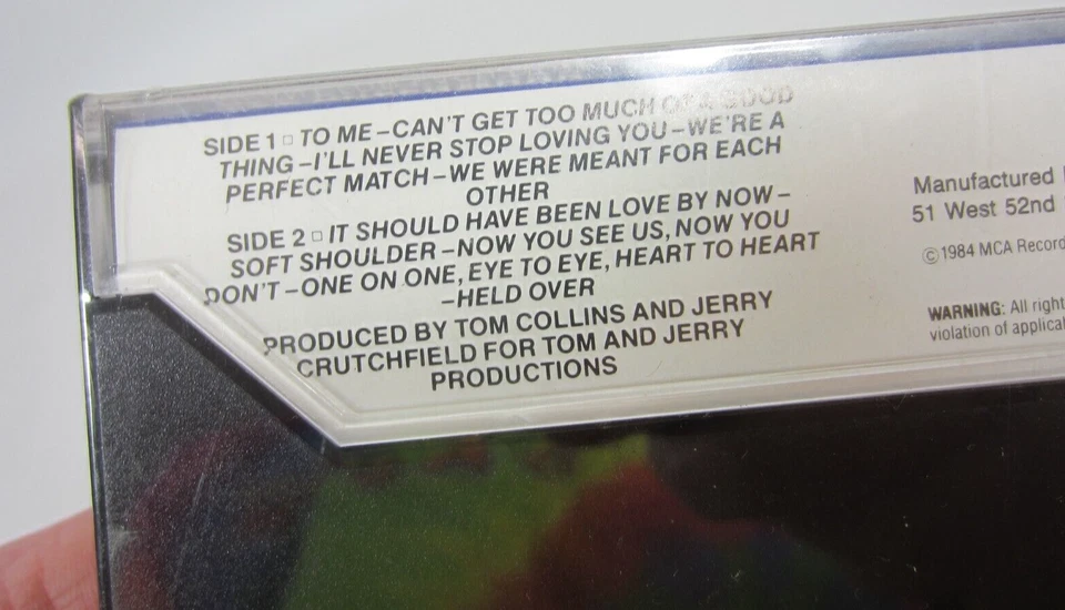 Barbara Mandrell & Lee Greenwood Meant For... Cassette Tape Country NEW/ Sealed - Image 4 of 4