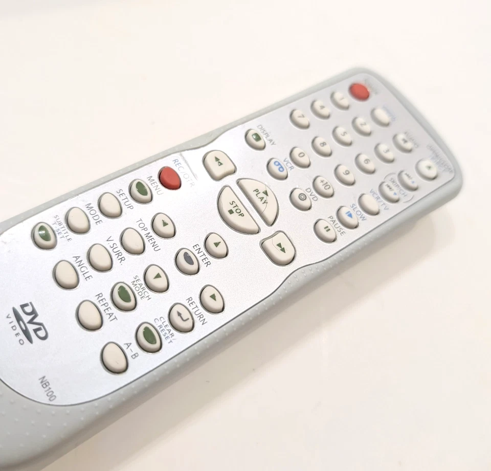 Emerson Sylvania NB100 DVD VCR Original Remote Control - Image 2 of 4