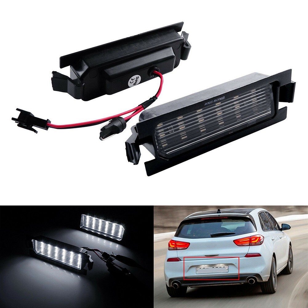For Hyundai LED License Number Plate Light Lamp Elantra GT GD Accent