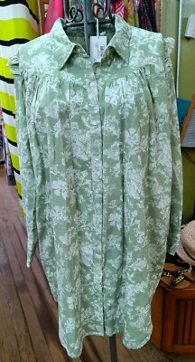 roller rabbit green dress Olive Green Sleeveless Ruffle Sport Dress main image 1