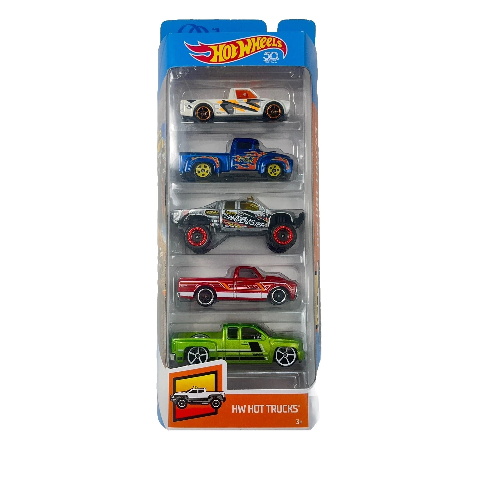 Diecast escala 1:64 Hot Wheels Racing Camiones