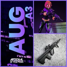 AUG A3  V1 1:12 Scale 3D Printed Action Figure Accessory