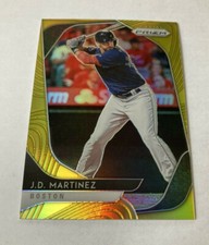 2020 Panini Prizm Gold SSP  10/10 JD Martinez #244