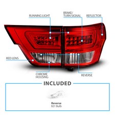 44/o - Finance AeriLite For 2011-2013 Jeep Grand Cherokee WK2 LED - Foto 12