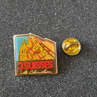 Pin's Les 3 suisses catalogue shop pub Le chouchou - Pin Pins Badge Lot 3
