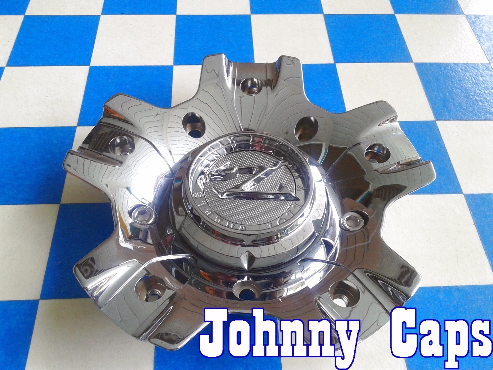 ZINIK Wheels [57] Chrome Center Caps # Z-27 CAPM-346 Custom Wheel Center Cap (1)