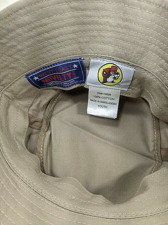 NWT Buc-ee's Bucees Bucky's Buckeys Youth Bucket Hat Cap Gas