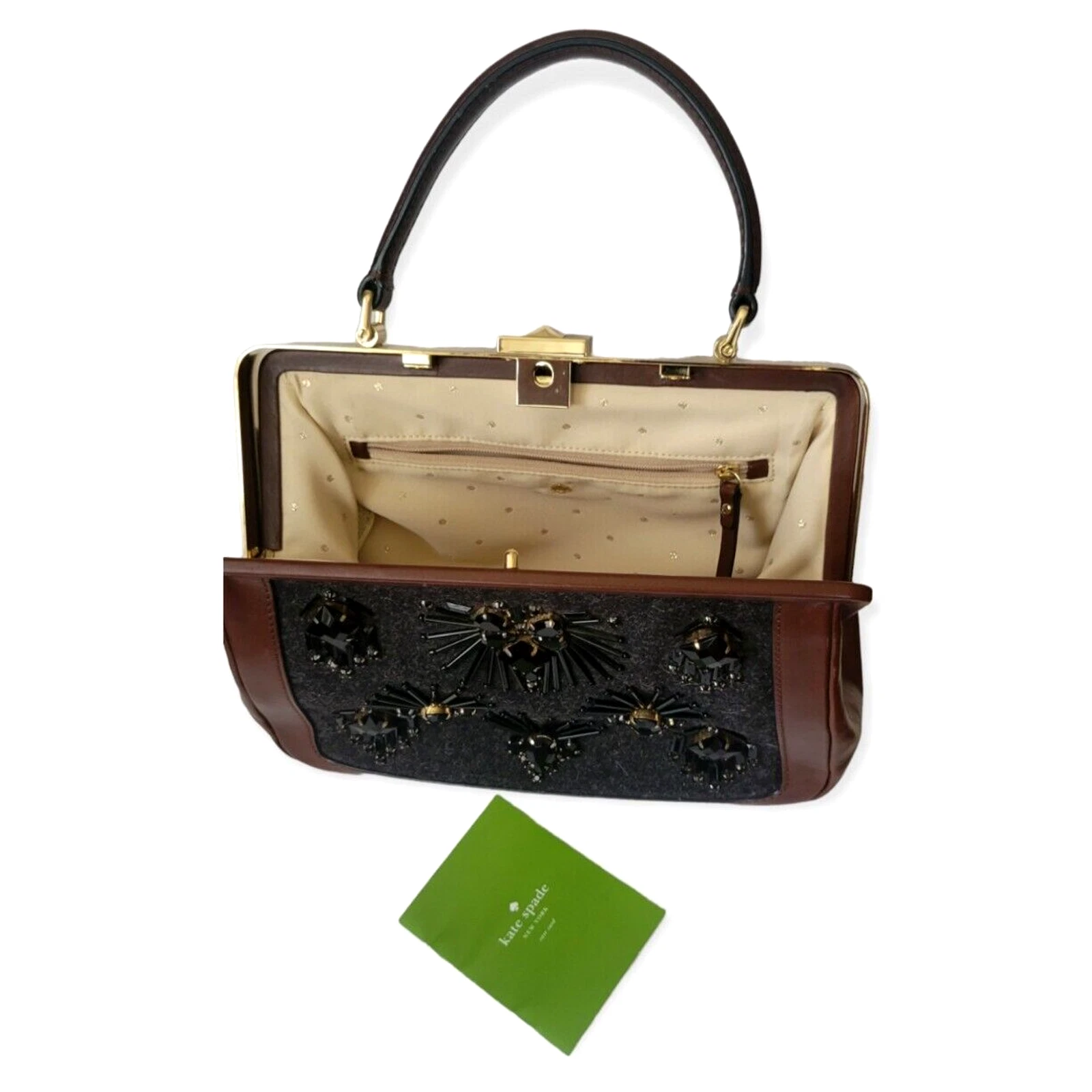 Borsa a tracolla Kate Spade ricamata manico superiore borsa da donna