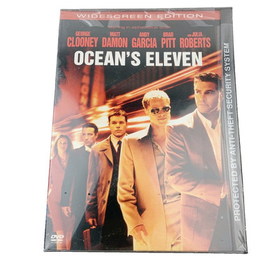 Ocean's Eleven George Clooney Matt Damon Brad Pitt DVD Widescreen New Sealed