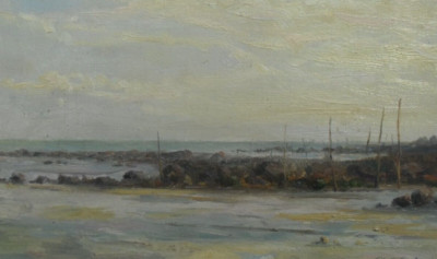 Elliott Seabrooke (1886-1950) - Original Ölgemälde - Küstenszene.