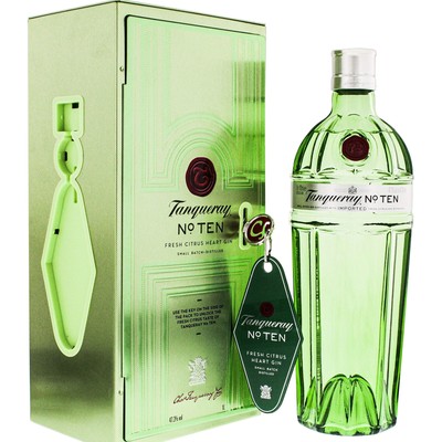 Tanqueray No. Ten Gin Metallsafe 1,0 Liter 47,3 % Vol.