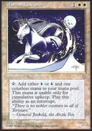 MTG magic cards 2x Adarkar Unicorn Ice Age Light Play, English - Picture 1 of 1