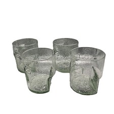 Postmodern Geometric Glasses Recycled Glass -...