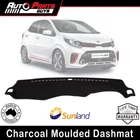 Fits Kia Picanto JA 04/2017 2018 2019 2020 2021 2022 - 2025 Charcoal Dashmat