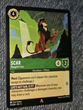 Scar - Vengeful Lion 93/204 R Disney Lorcana Shimmering Skies