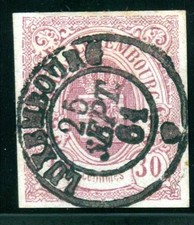 LUXEMBURG Nr. 9 o 21 SEPT 61 farbfrisch und breitrandig (LIEBHABERSTÜCK)