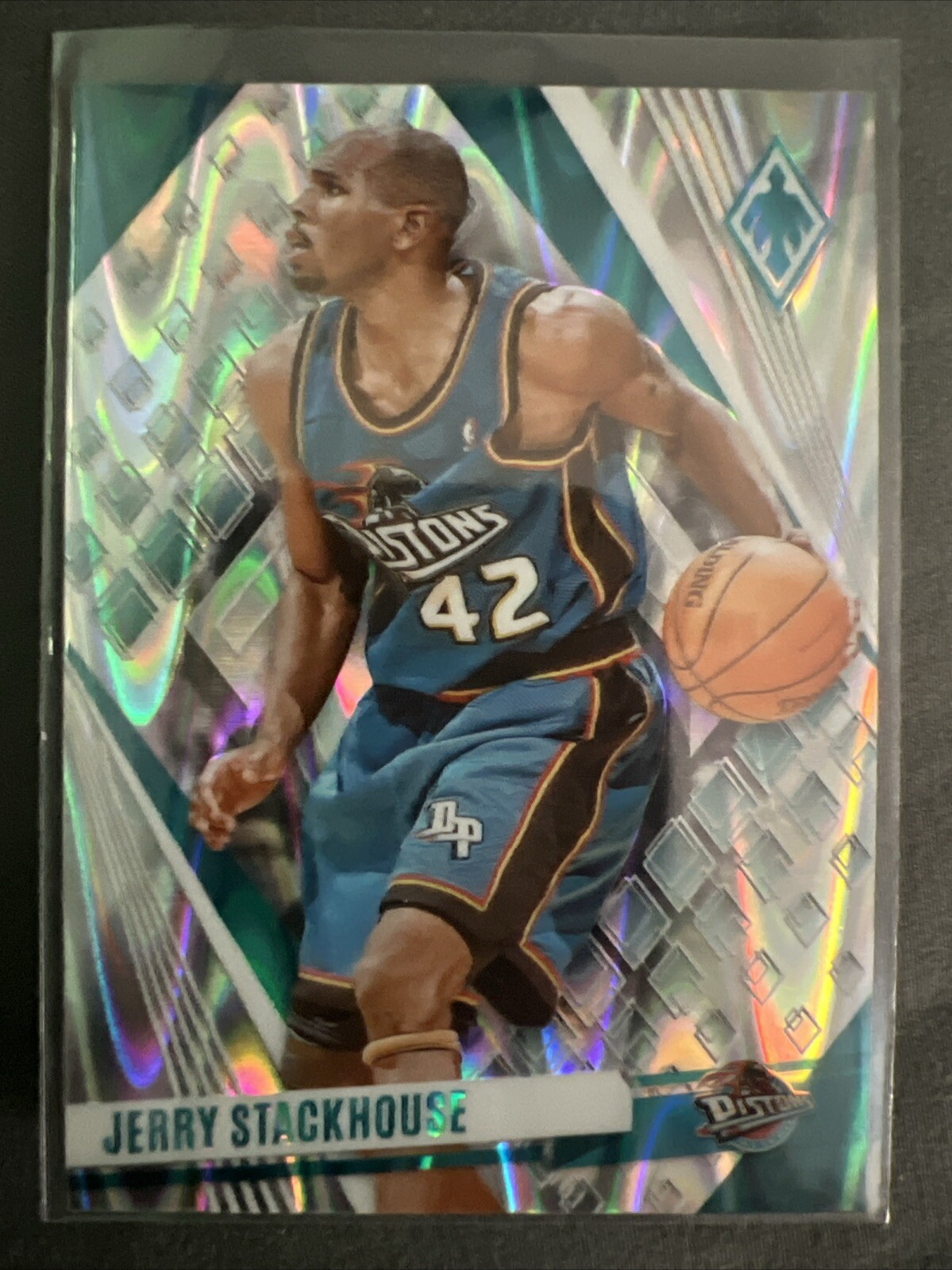 2023-24 Panini Phoenix Jerry Stackhouse #98 Seismic /125 FOTL Pistons 🔥💎🏀