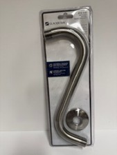 Glacier Bay S-Style Shower Arm 11” w/ Flange Steel Brushed Nickel 813-330 New