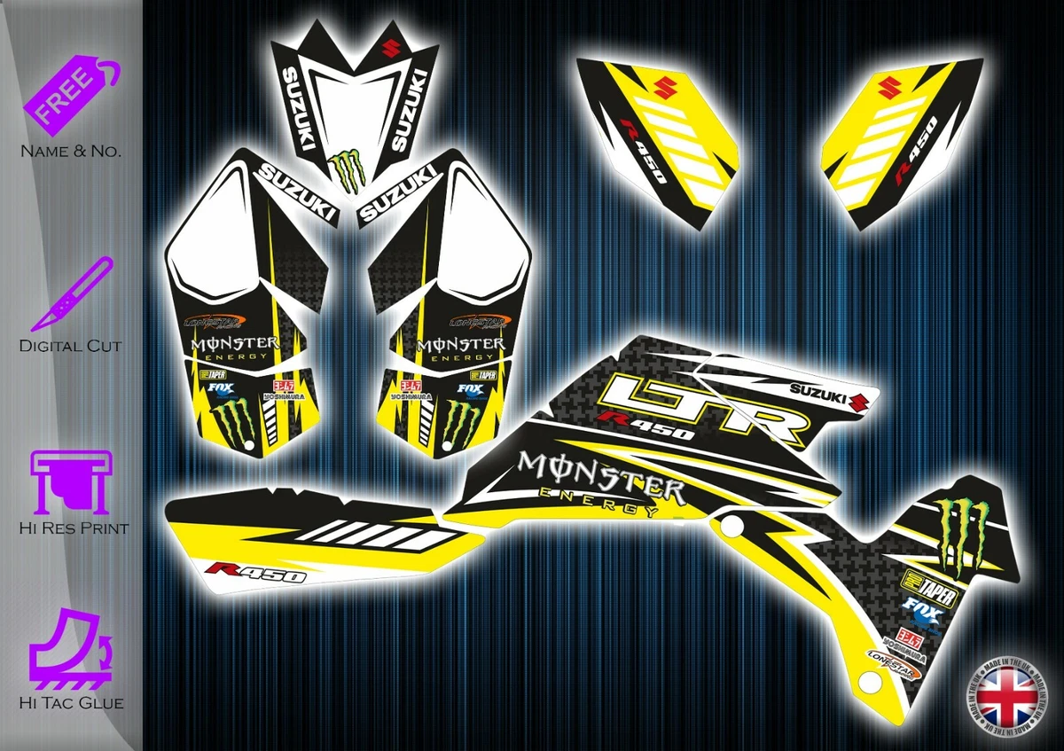 SUZUKI LTR 450 2006-2012 template Vector AI CDR EPS A70