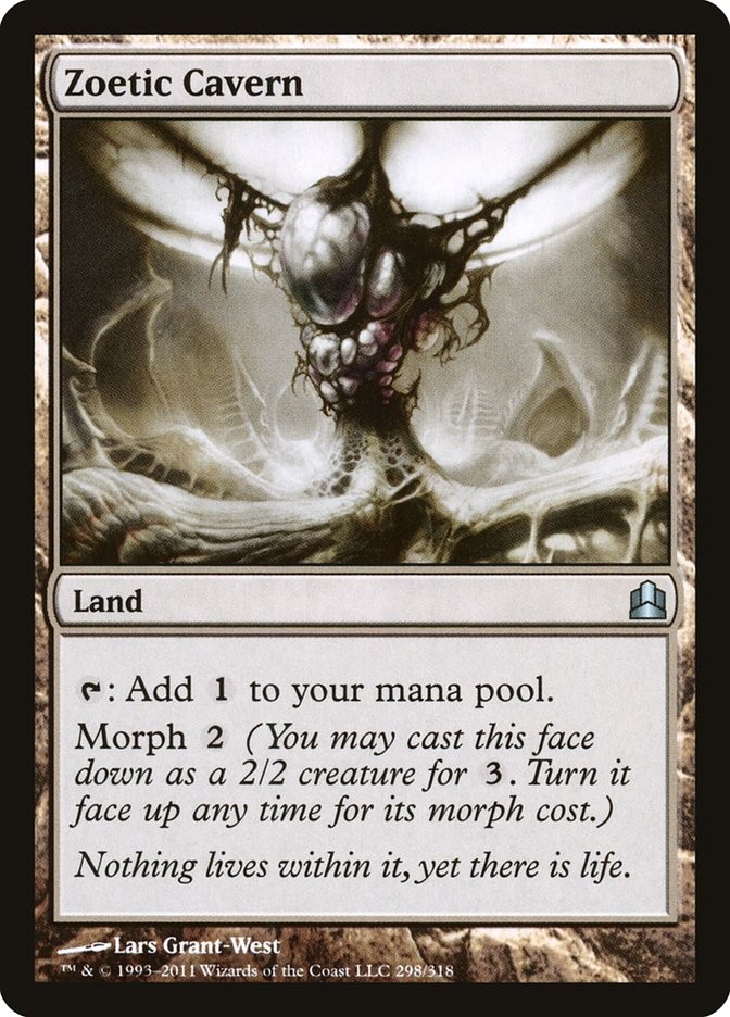 MTG Magic the Gathering Zoetic Cavern (298/320) Commander HP