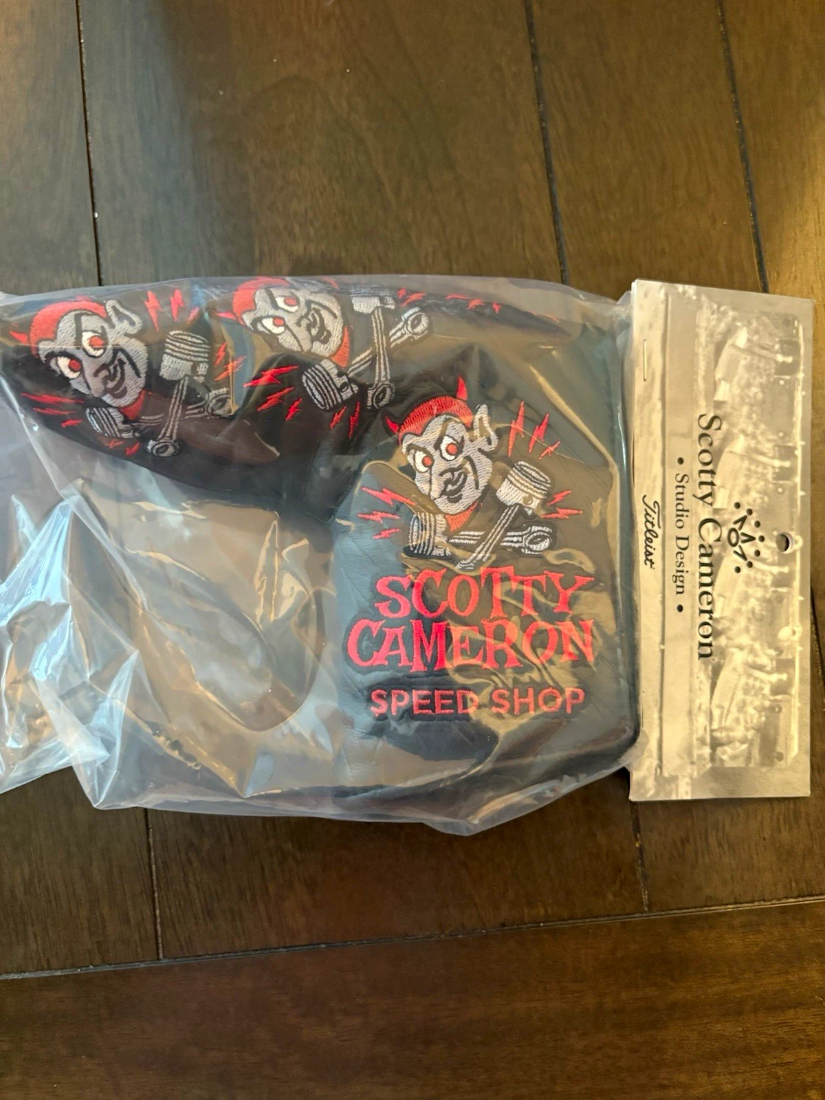 Scotty Cameron Speed Shop Devil Putter Headcover Black/Red/White/Gray 1pc