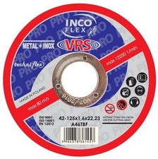 5904378361440 TARCZA WYPUKŁA T27 125*1.0*22 A60TBF-VRS TECHNIFLEX