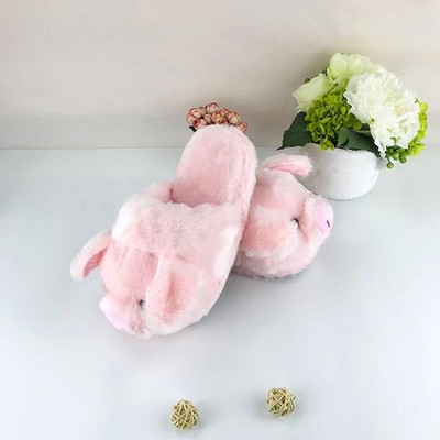 Süße warme Hausschuhe rosa Schweineform weich kuschelig Anti-Rutsch Schuhe für Haus Kinder