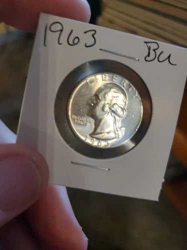 1963-P Washington Quarter - BU 🇺🇸