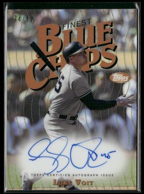 2019 Topps Finest #FBCA LV Luke Voit Blue Chips AUTO #/99