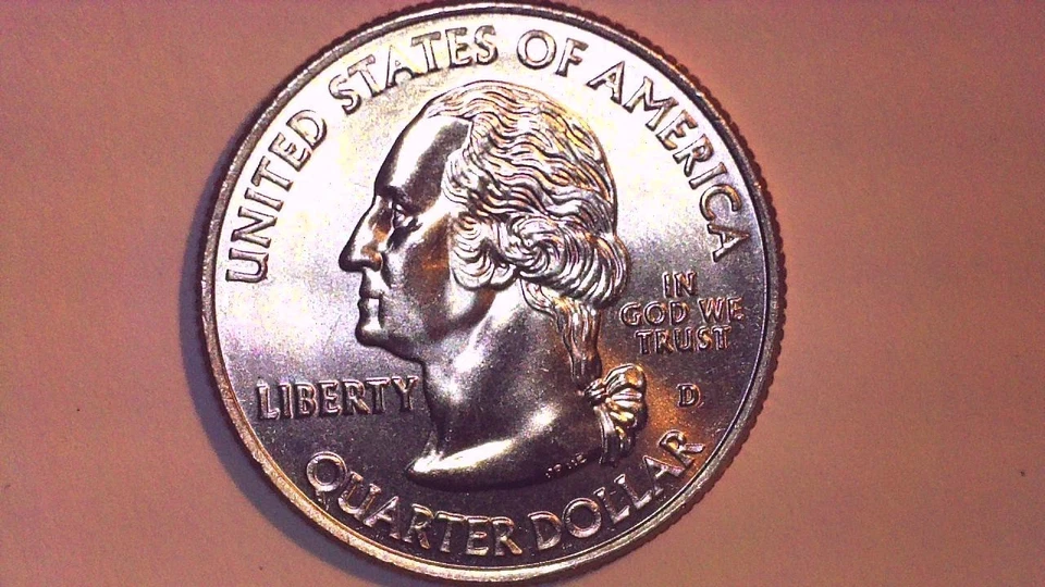 2009 D 25c DC DDR ERROR COIN Hard To Find. Also 2009 P 25c DDR Error. - Image 4 of 4