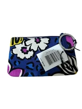 Vera Bradley Zip ID Case African Violet Blue Purple NWT