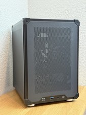 JONSBO C6-ITX/MATX Black with Handle Mesh PC Case,