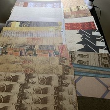 12x12 Scrapbook Paper Mixed Lot 50 Pages