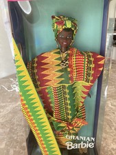 Ghanian Barbie - NEW- Dolls Of The World Collection - Vintage