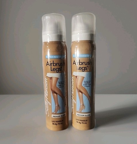 2x Piernas de aerógrafo Sally Hansen brillo medio 75 ml ¡MAQUILLAJE DE PIERNAS NUEVO! ENVÍO RÁPIDO - Imagen 3 de 3