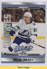 2024-25 Upper Deck MVP SP Rookies Declan Carlile #224 READ 1g8w