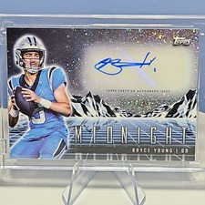 2024 Topps Midnight Football Horizon Signatures Bryce Young SP Auto /35 Carolina
