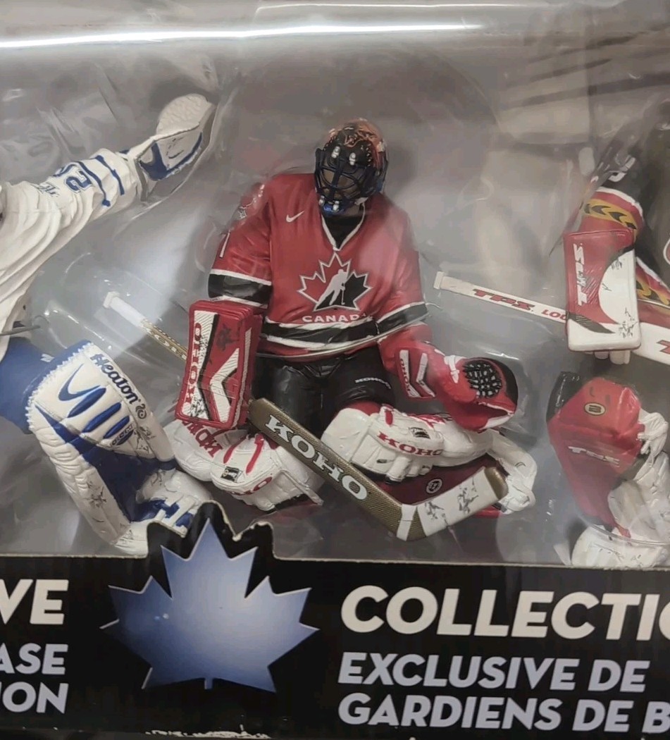Buy McFarlane Toys in The Crease Goalie 3-pack Belfour Luongo