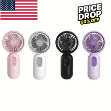 Portable Mini USB Rechargeable Handheld Fan Quiet Desktop Pocket Cooling Fan