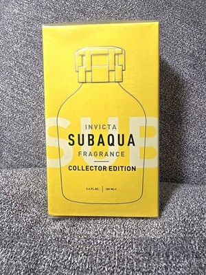 Invicta Watch Cologne SUBAQUA Collector Edition Eau De Parfum Spray 3.4oz/100ml