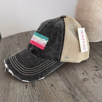 Lot 10 Texas Trucker Hats NWT Snapback Distressed Katy Did Caps boutique TX Distressed Texas Trucker Cap Katydid Women main image 3