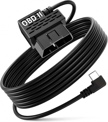 Dash Cam Hardwire Kit USB C   OBD Power Cable with 24H Parking Mode, Low Voltage