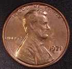 Photo of a 1971-P Lincoln Memorial Cent from an eBay listing that sold on Jul 19, 2026