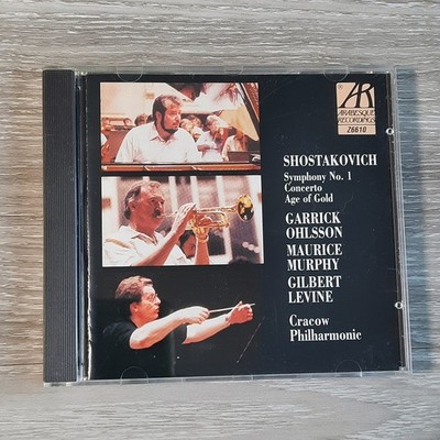 Shostakovich - Symphony No. 1 Concerto Age of Gold CD 1989 Classical Arabesque