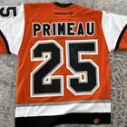KOHO Philadelphia Flyers Keith Primeau #25 Signed Orange NHL Jersey Adult M