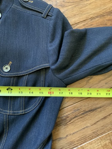 Etcetera Stitched Denim Style Blazer, size 4 - Picture 8 of 10