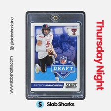 2017 PANINI SCORE #2 PATRICK MAHOMES II NFL DRAFT RC ROOKIE