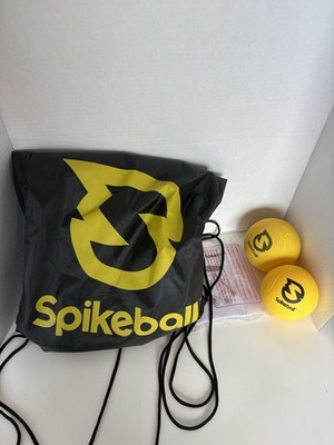 Spikeball Replacement Ball (TWO 2) Plus Needle, Instructions, Drawstring Bag