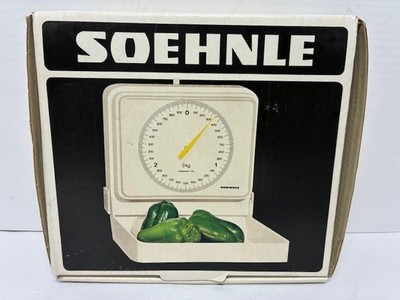 Vintage Soehnle Kitchen White Wall Scale MAX 3 KG Switzerland - NEW