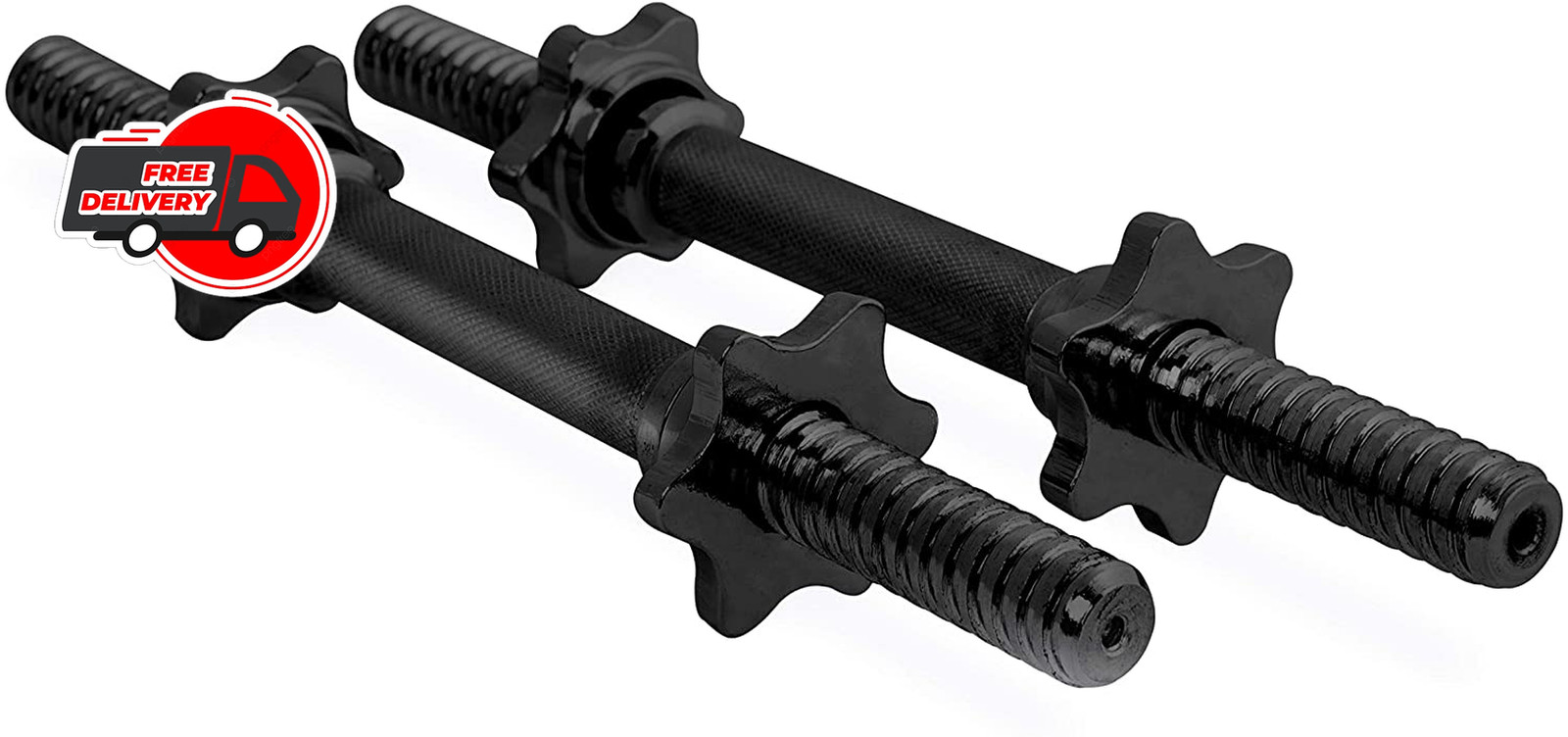 Cap Barbell Pair Of 14 Inch Regular Threaded Dumbbell Handles